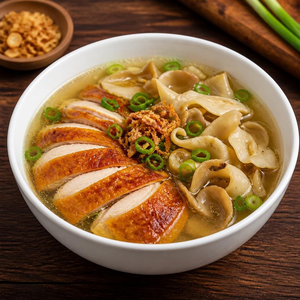 Bakmi Golek Sop Ayam Jamur